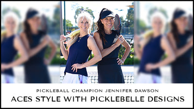 Pickleball Champion Jennifer Dawson Aces Style with PickleBelle Designs