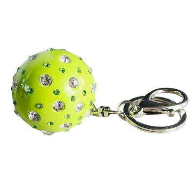 Pickleball Crystal Ball Keychain