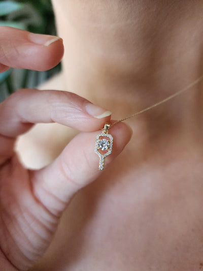 Pickleball Diamond Belle Necklace